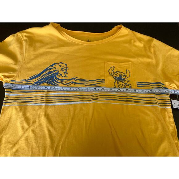 NWT Disney Parks Size Stitch Mustard Yellow Crop Top Size M - Picture 7 of 13